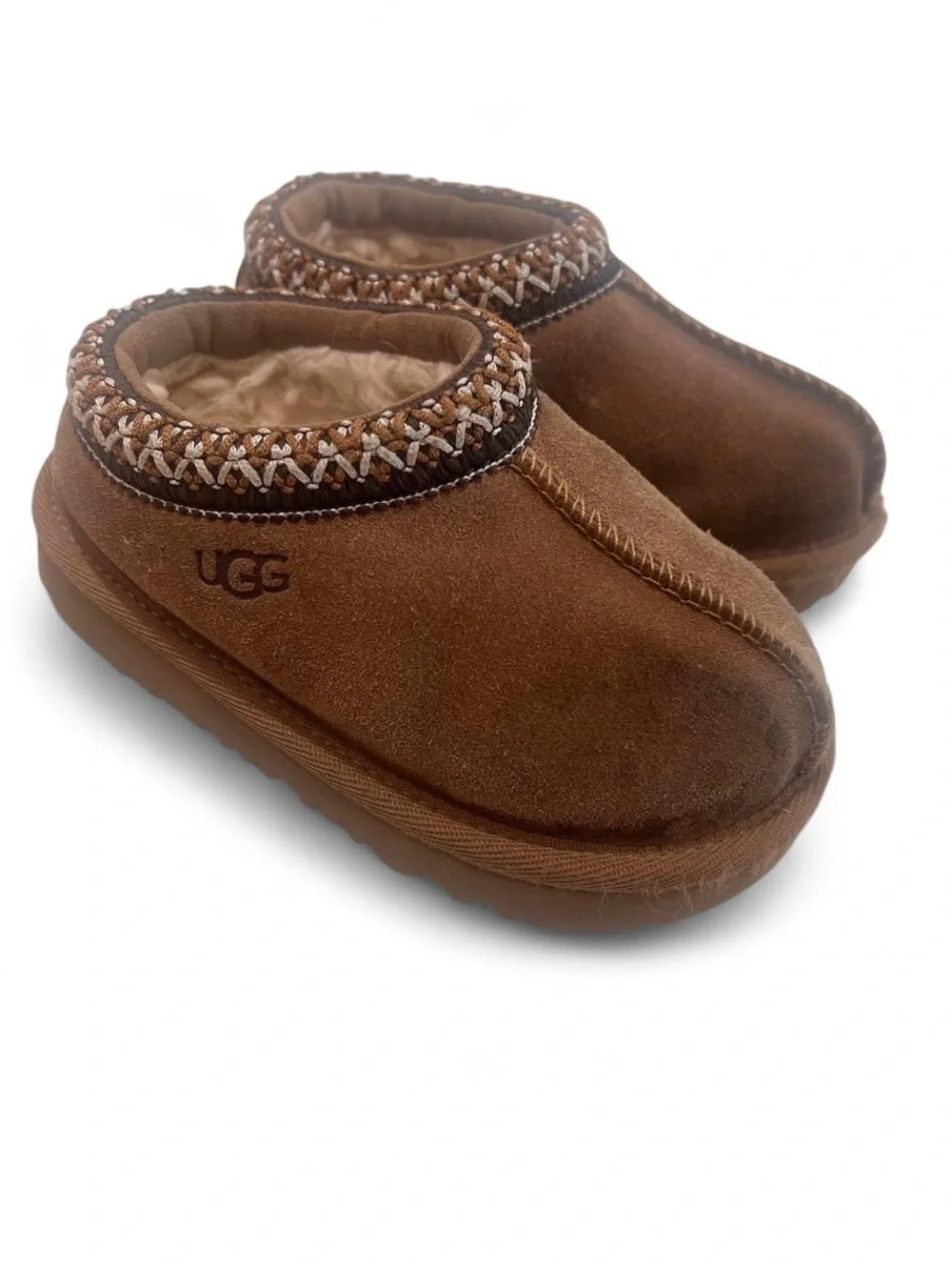 UGG Tasman II Toddler Slippers Classic Chestnut Size 6C